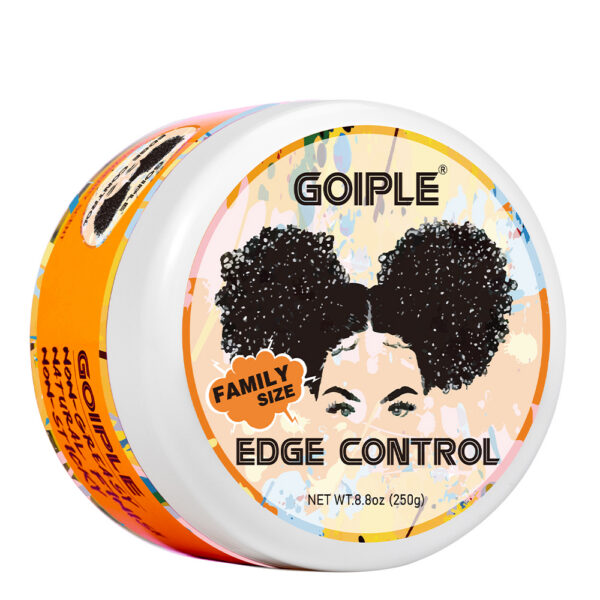 Goiples Long-Lasting Strong Hold Edge Control Wax for Curly Hair - Non-Greasy, Fruit Scented
