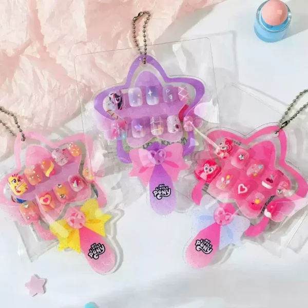 My Little Pony Magic Wand Kids' Wearable Nails - Cute Nail Art Tips (Lightweight & Comfortable Fit)