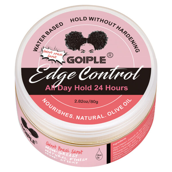 Sweet Peach-Women's Edge Control Wax, Perfect for Taming Flyaways and Creating Sleek Styles with Lasting Definition