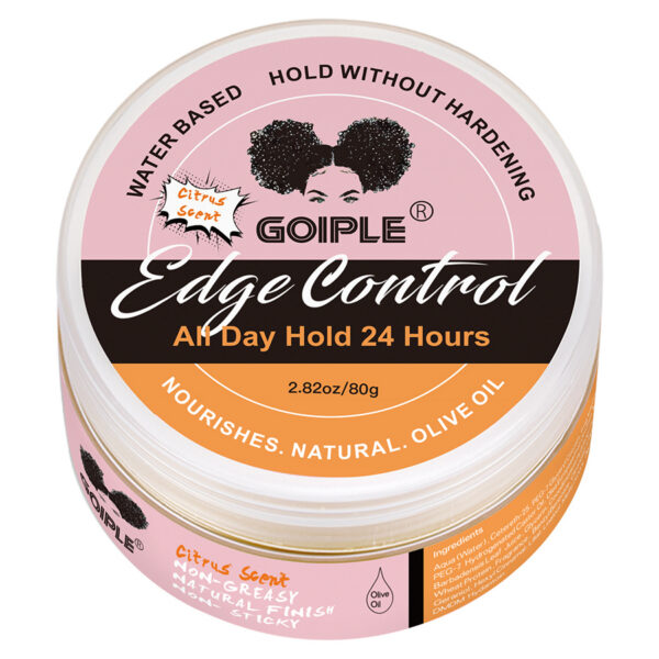 Citrus Scented Edge Control Wax, Women's Essential for Strong Hold, Non-Greasy Finish, Perfectly Smoothing Edges