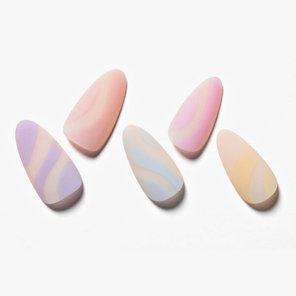 Women Fashion Mani Press On Nails Nude Elegance/Almond